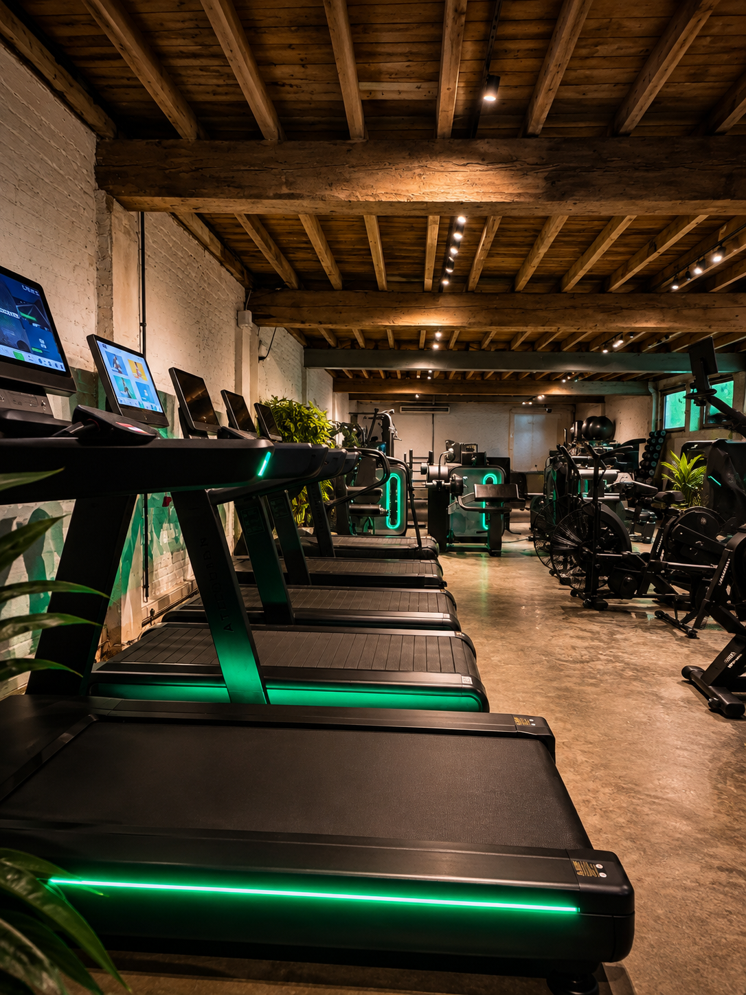 Open gym met fitnessapparatuur bij Resolve Fitness Zoersel